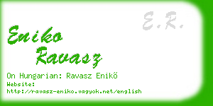 eniko ravasz business card
